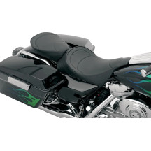 Backrest Compatible Solo Seat — 44 mm thickness, 62 cm overall length, Black