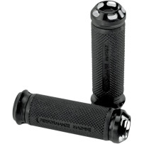 Elite Apex Custom Grips — 25.4 mm handlebar, Black gloss