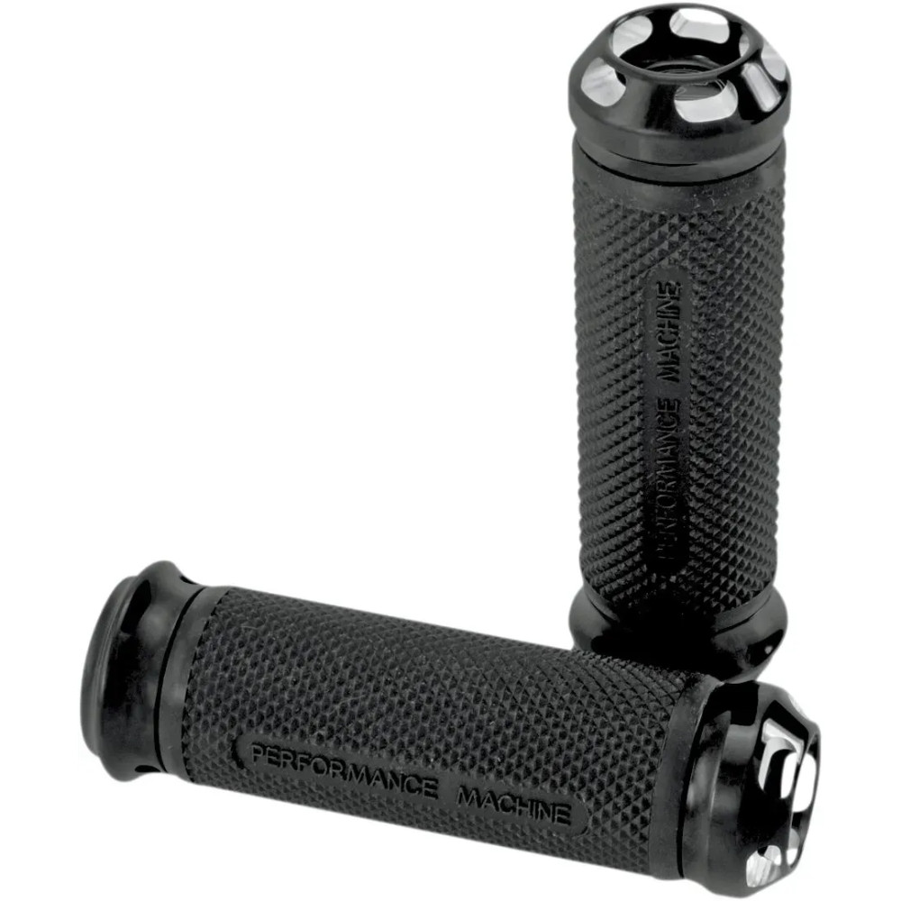 Elite Apex Custom Grips — 25.4 mm handlebar, Black gloss