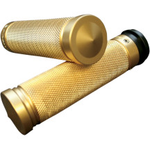 Brass Knurled Custom Grips — 25.4 mm (1")