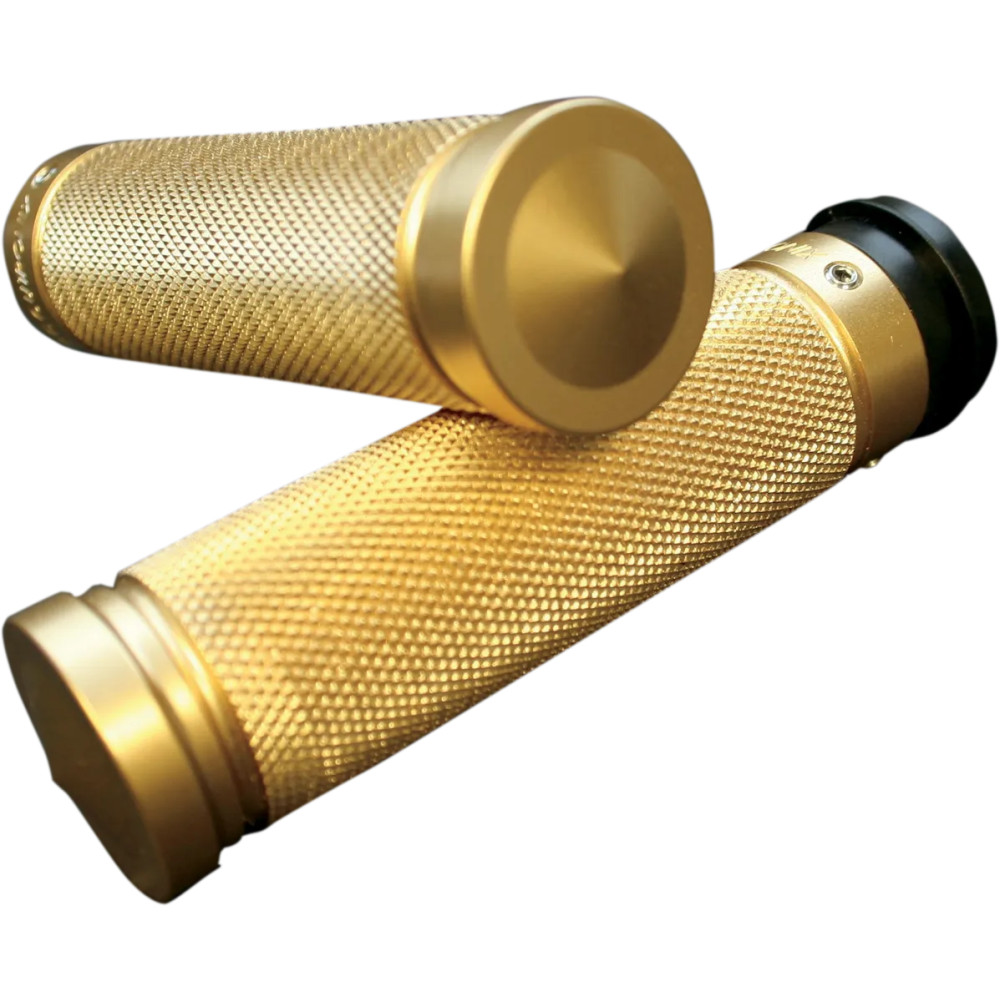 Brass Knurled Custom Grips — 25.4 mm (1")