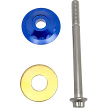Steering Stem Nuts — Blue