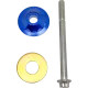 Steering Stem Nuts — Blue