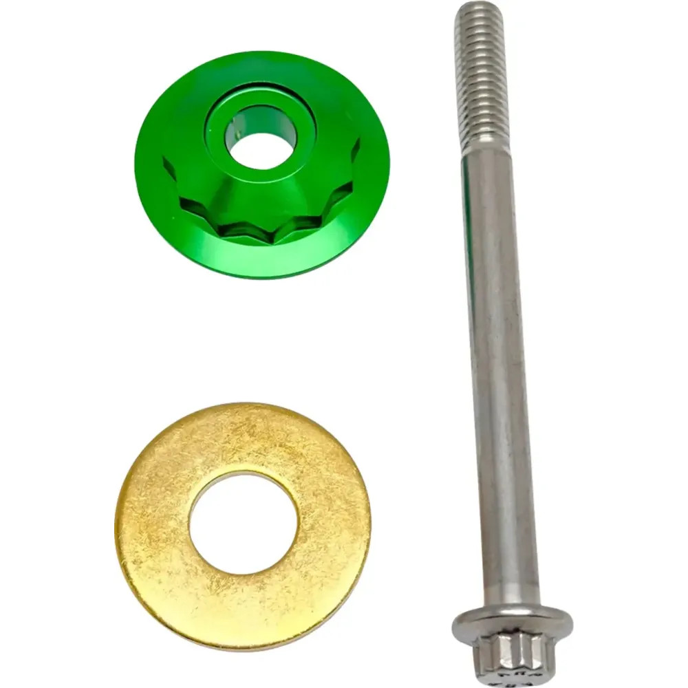 Steering Stem Nuts — Green