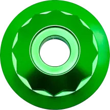 Steering Stem Nuts — Green