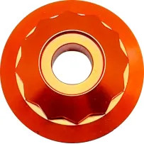 Steering Stem Nuts — Orange
