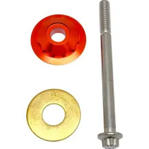 Steering Stem Nuts — Orange