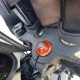 Steering Stem Nuts — Orange
