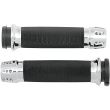 Gatlin Custom Grips — 25.4 mm (1"), Chrome, Black