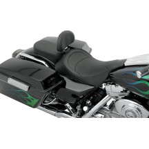 Backrest Compatible Solo Seat — 44 mm thickness, 62 cm overall length, Black