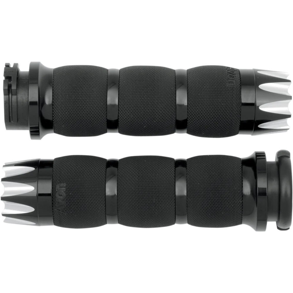 Excalibur Air Cushioned Grips — 1" handlebar, 5" length, Black