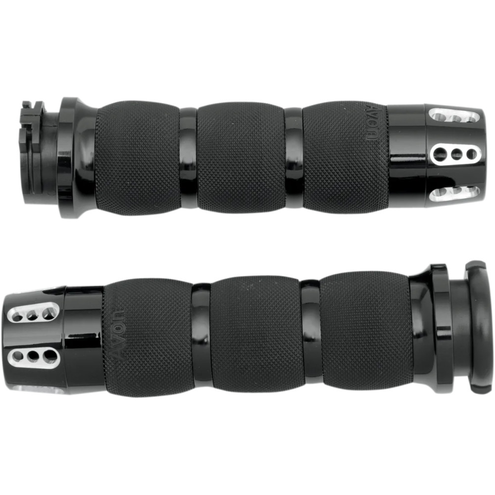 Gatlin Air Cushioned Grips — 25.4 mm (1"), 12.7 cm (5"), Black