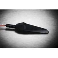 Turn Signal, Axera — 12V, LED, black, clear lens