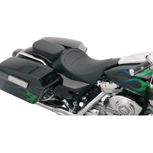 Backrest Compatible Solo Seat — 44 mm thickness, 62 cm overall length, Black