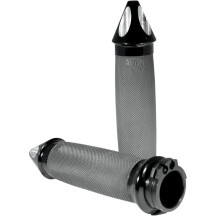 Custom Spike End Grips — 25.4 mm (1"), 12.7 cm (5"), Black