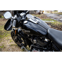 V-Cruiser Grips — 25.4 mm (1"), Black, Polished