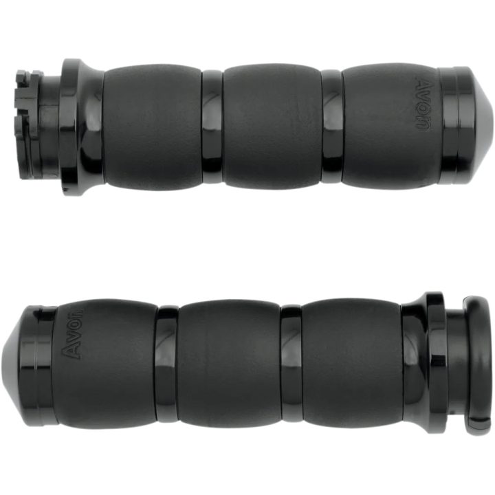 Puños Velvet Air de 3 anillos — ajuste 25.4 mm (1" ), 11.7 cm (4-5/8" ), negro anodizado