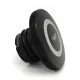 Premium Fuel Cap with Vent — Black, Silver