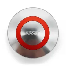 Premium Fuel Cap with Vent — Silver, Red