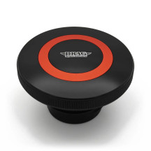 Premium Fuel Cap with Vent — Black, Red