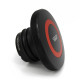 Premium Fuel Cap with Vent — Black, Red