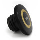 Premium Fuel Cap with Vent — Black, Gold