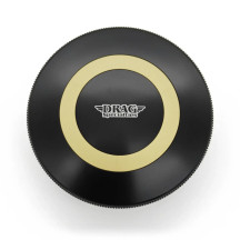 Premium Fuel Cap with Vent — Black, Gold