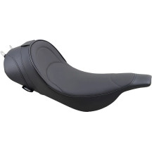Backrest Compatible Solo Seat — 44 mm thickness, 62 cm overall length, Black