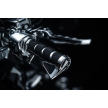 Kinetic™ Grips — 25.4 mm (1") handlebar diameter, Black, Chrome