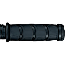 Kinetic™ Puños — diámetro del manillar 25.4 mm (1"), Negro brillo