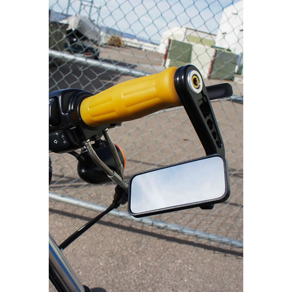 Custom Rubber Radial Grips — 25.4 mm (1") handlebar, 13 cm (5-1/8") length, Natural