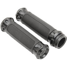 Overdrive Custom Grips — 25.4 mm (1"), Black