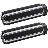 10-Gauge Comfort Grips — 1" (25.4 mm), Black, Chrome