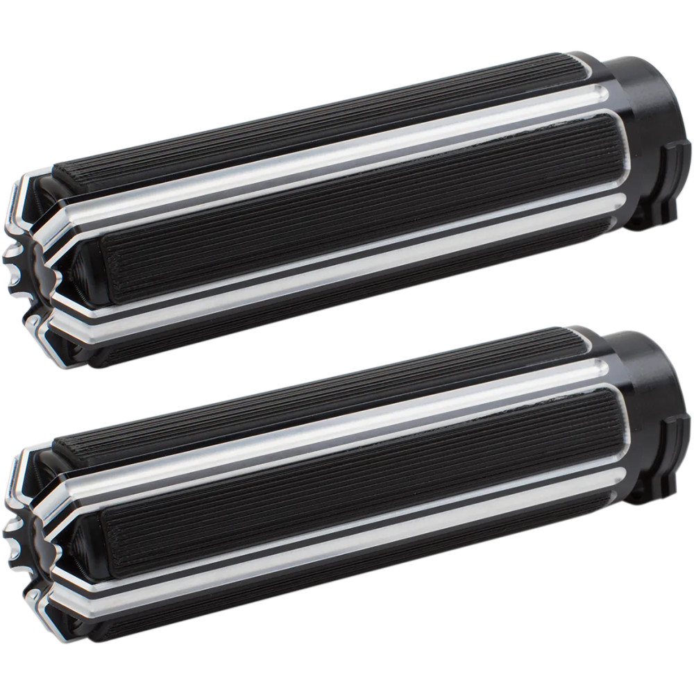 10-Gauge Comfort Grips — 1" (25.4 mm), Black, Chrome