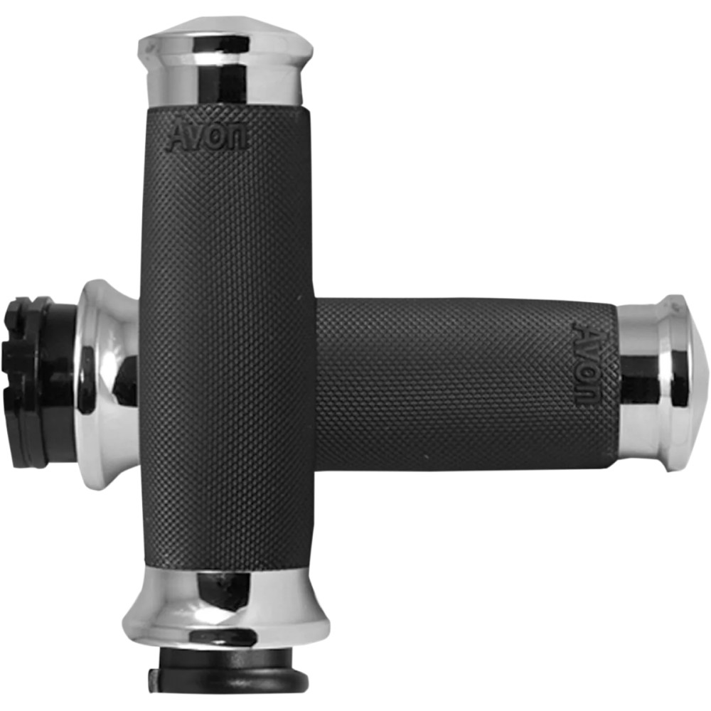 Custom Contour Grips — 1" handlebar diameter, 4" length, Black