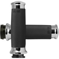 Custom Contour Grips — 25.4 mm (1") handlebar, 10 cm (4") length, Black