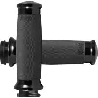 Custom Contour Grips — 25.4 mm (1") handlebar, 10 cm (4") length, black