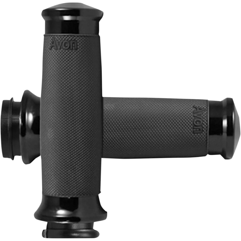 Custom Contour Grips — 25.4 mm (1") handlebar, 10 cm (4") length, black