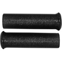 Puños Star Fire Flake — ajuste manillar 25,4 mm (1"), longitud 120 mm, negro con purpurina