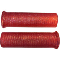 Star Fire Flake Grips — 120 mm, 25.4 mm (1"), Red