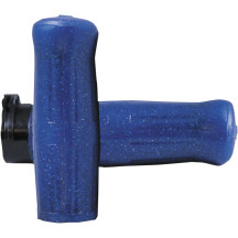 Old School Rubber Grips — 1" handlebars, 5" length, Blue
