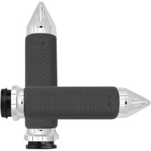 Vibration Dampening Memory Foam Grips — 25.4 mm (1"), Chrome