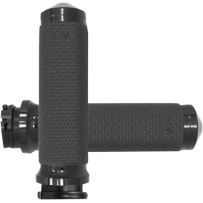 Vibration Dampening Memory Foam Grips — 25.4 mm (1"), Black