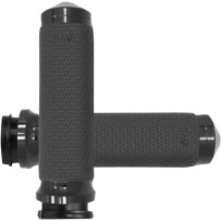 Vibration Dampening Memory Foam Grips — Black, 25.4 mm (1")