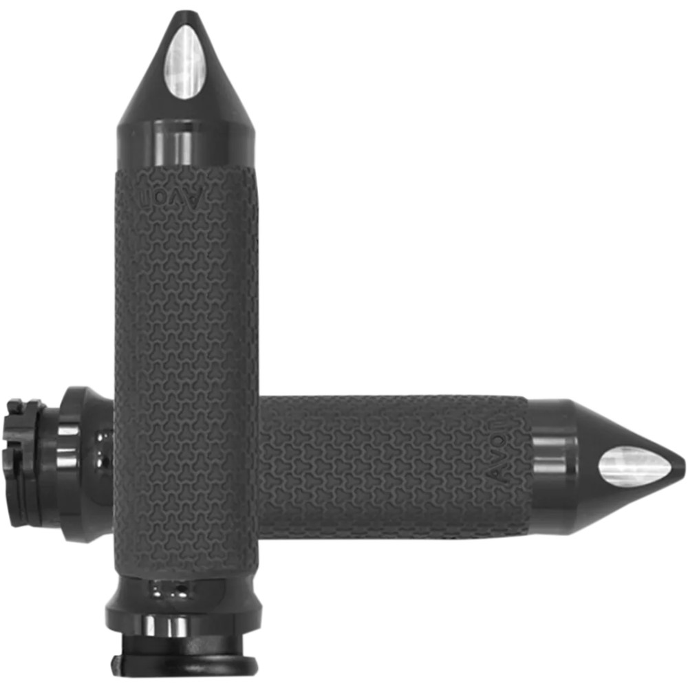 Vibration Dampening Memory Foam Grips — 25.4 mm (1") fit, Black