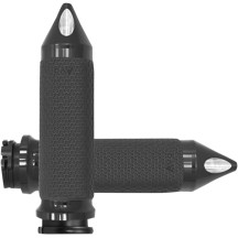 Vibration Dampening Memory Foam Grips — 25.4 mm (1") handlebar diameter, Black