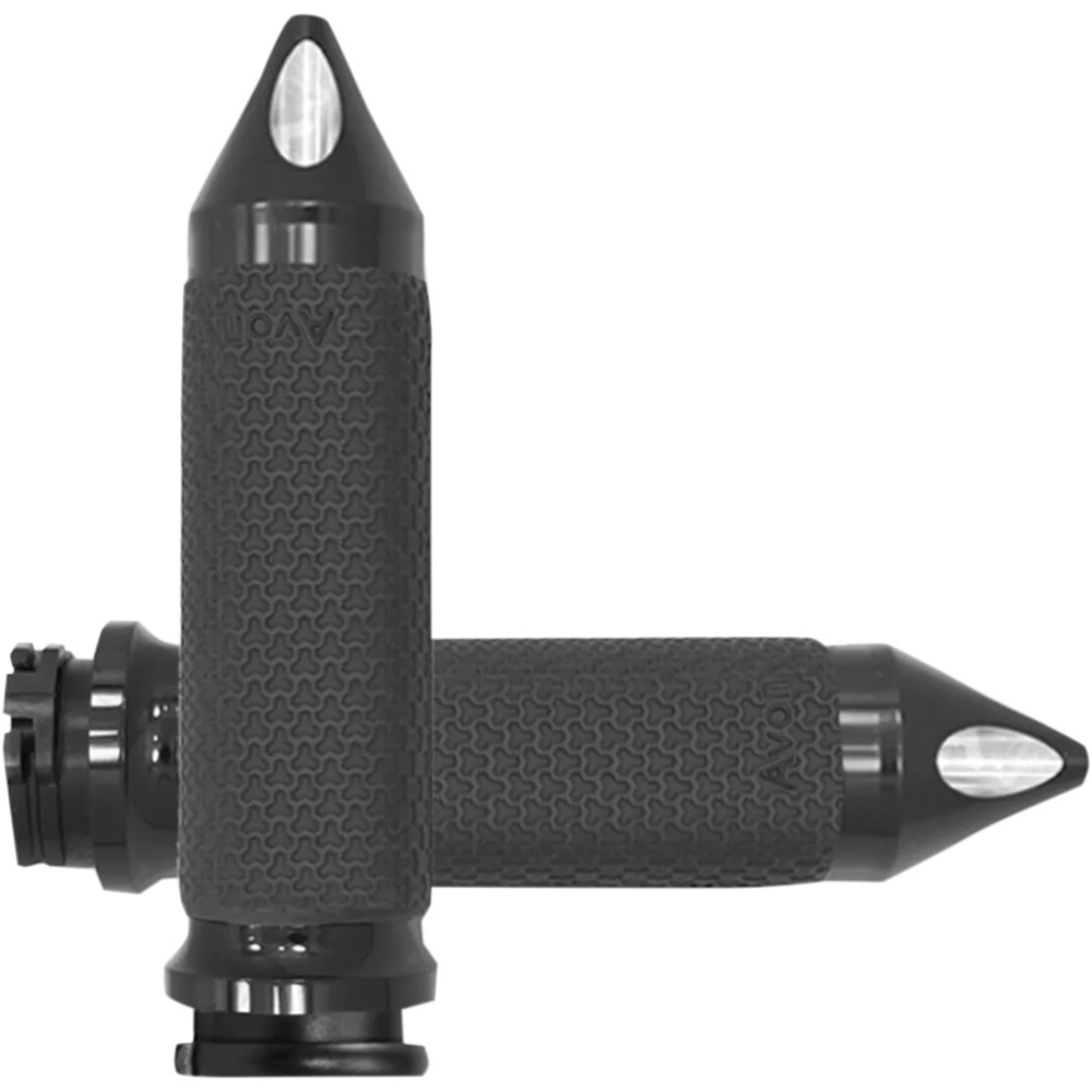 Vibration Dampening Memory Foam Grips — 25.4 mm (1") handlebar diameter, Black