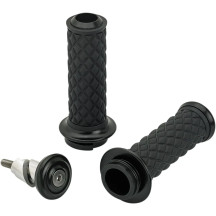 Alumicore Grips — 25.4 mm (1") handlebar, 12.7 cm (5") length, Black