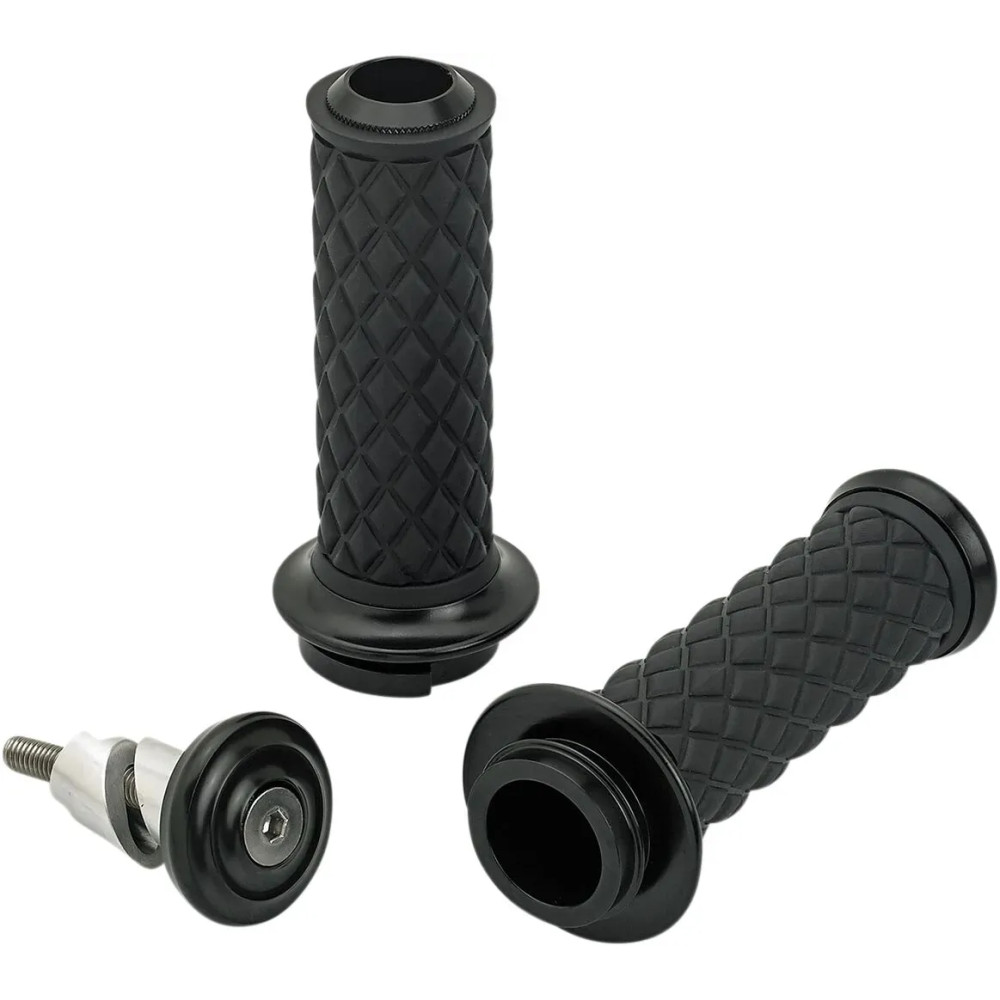 Alumicore Grips — 25.4 mm (1") handlebar, 12.7 cm (5") length, Black