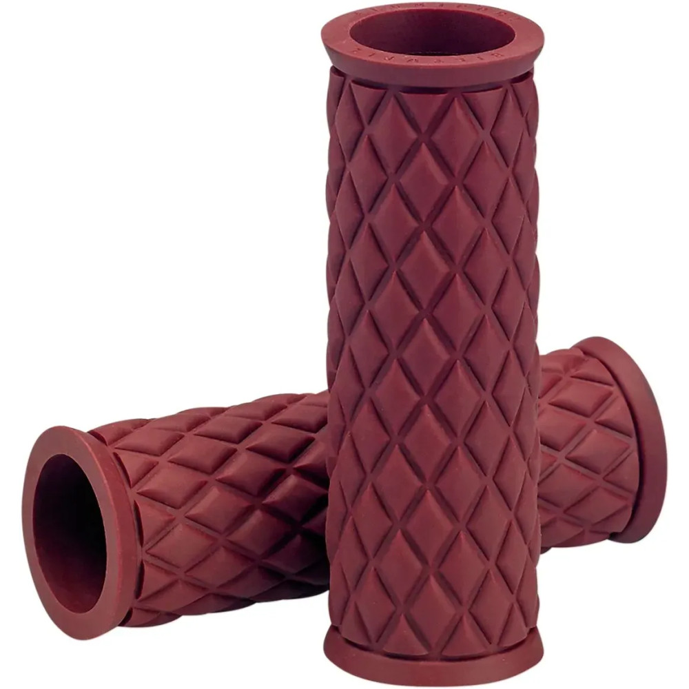 Alumicore Grips — 25.4 mm (1"), 10.5 cm (4-1/8"), Oxblood